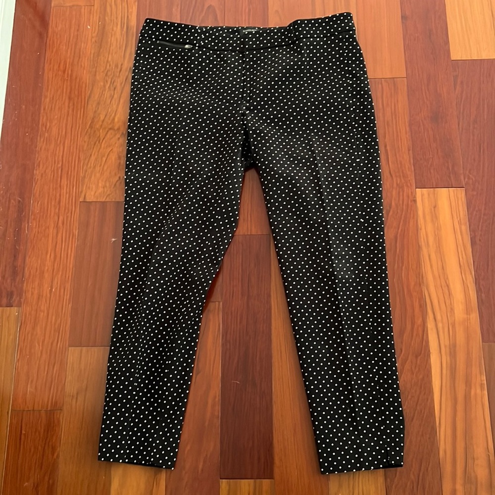 Banana Republic Polka Dot Sloan Pant. Size 16. Excellent Condition.